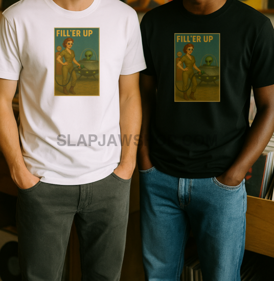 UFO FILLER UP T SHIRT T Shirt