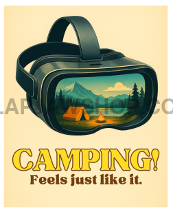 VR GO CAMPING 11x14 WALL PRINT Wall Print