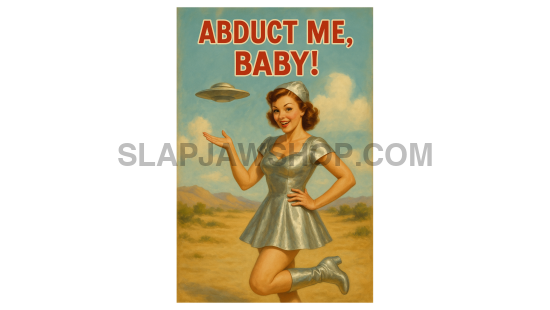ABDUCT ME BABY 11x14 WALL PRINT Wall Print