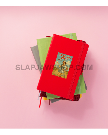 Stack of colorful books on a pink background
