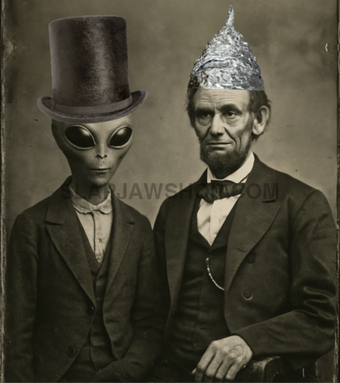 ABE & ALIEN 8x10 WALL PRINT Wall Print
