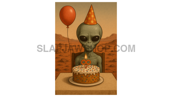 ALIEN BDAY 11x14 WALL PRINT Wall Print