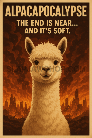 ALPACAPOCALYPSE 11x14 WALL PRINT Wall Print