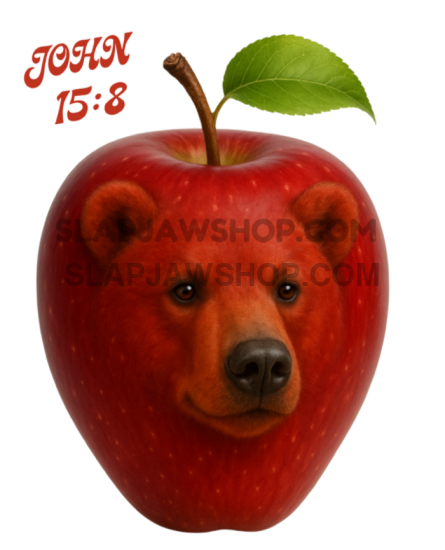 APPLE BEAR 11x14 WALL PRINT Wall Print