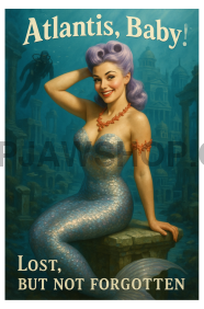 ATLANTIS BABY VINYL STICKER Vinyl Sticker