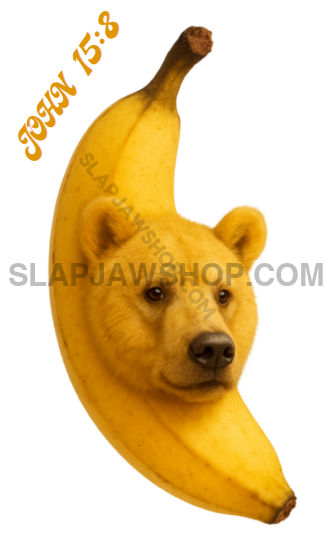 BANANA BEAR VINYL STICKER Vinyl Sticker