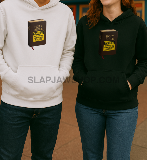 BIBLE WARNING HOODIE Hoodie