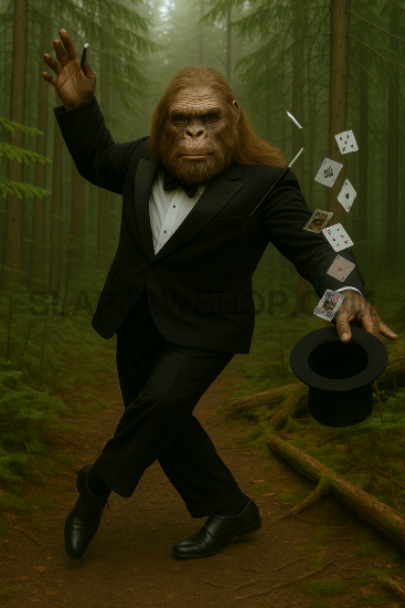 BIGFOOT MAGICIAN 11x14 WALL PRINT Wall Print
