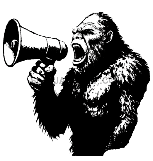 BIGFOOT MEGAPHONE 8x10 WALL PRINT Wall Print