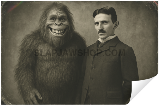 BIGFOOT & NICK Vinyl Sticker: Large-Sized Bold Graphic Decal — Weatherproof Gloss — Eye-Catching Art Vinyl Sticker