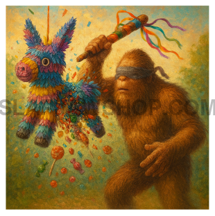 BIGFOOT PINATA VINYL STICKER Vinyl Sticker