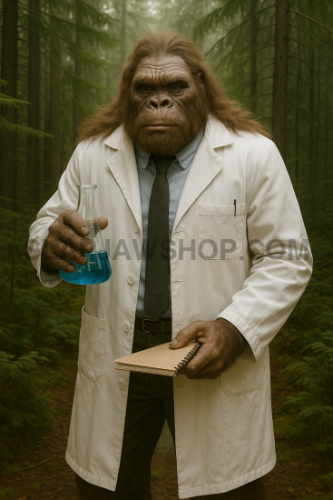 BIGFOOT SCIENTIST 8x10 WALL PRINT Wall Print