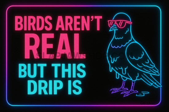 BIRDS AREN’T REAL VINYL STICKER Vinyl Sticker