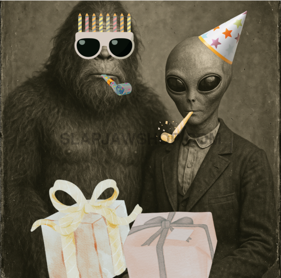 BIRTHDAY BUDDIES 11x14 WALL PRINT Wall Print