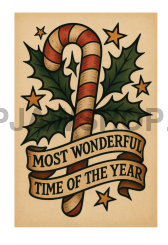 CANDYCANE 11x14 WALL PRINT Wall Print