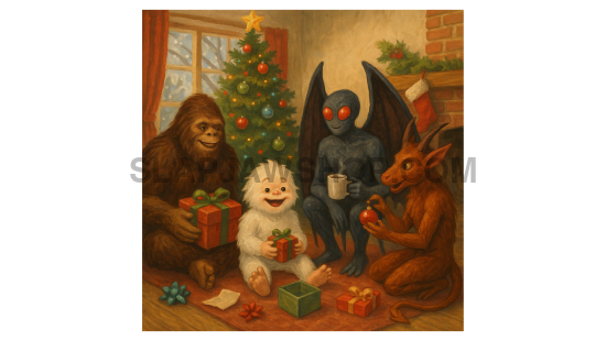CRYPTID CHRISTMAS 8x10 WALL PRINT Wall Print