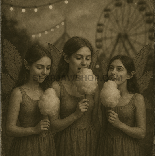FAIRY FLOSS FAIR 11x14 WALL PRINT Wall Print