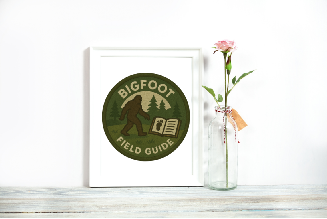 Clear glass shelf with a small plant and decorative item on a white background
