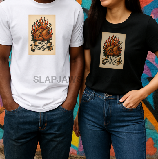 FLAMING TURKEY T SHIRT T Shirt