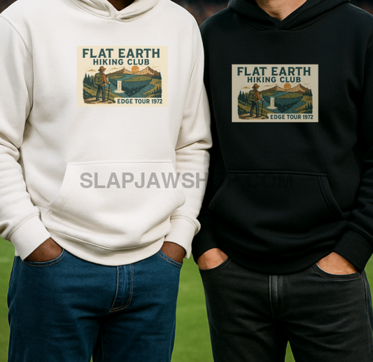 FLAT EARTH HIKING CLUB HOODIE Hoodie