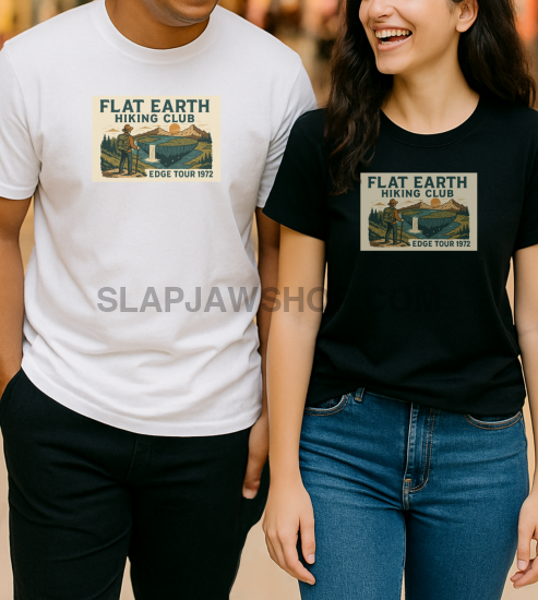 FLAT EARTH HIKING CLUB T-SHIRT T-Shirt