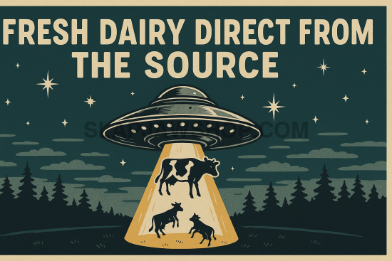 FRESH DAIRY VINYL STICKER Vinyl Sticker