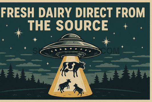 FRESH DAIRY VINYL STICKER Vinyl Sticker