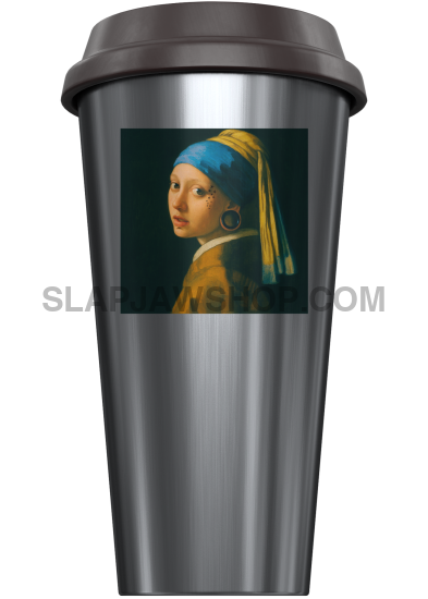 GIRL WITH A GAUGE Vinyl Sticker: Large-Sized Bold Graphic Decal — Weatherproof Gloss — Eye-Catching Art Vinyl Sticker