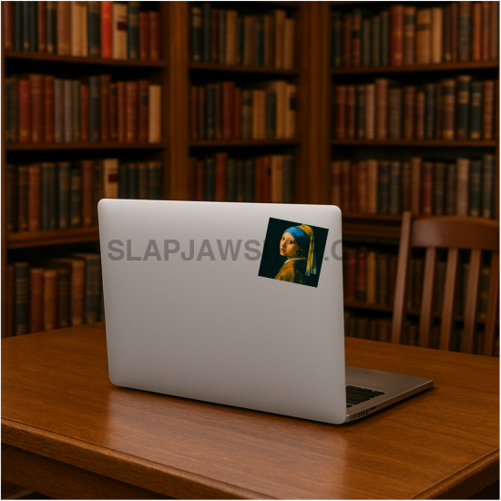 GIRL WITH A GAUGE Vinyl Sticker: Large-Sized Bold Graphic Decal — Weatherproof Gloss — Eye-Catching Art Vinyl Sticker