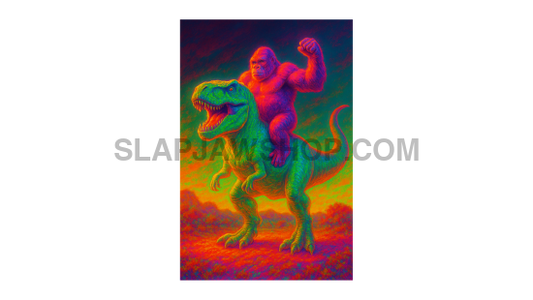GORILLA TREX NEON 11x14 WALL PRINT Wall Print