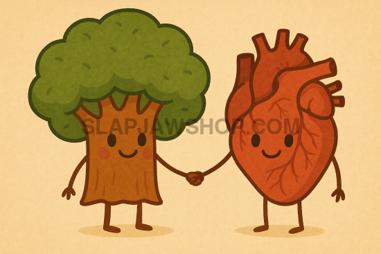 HAPPY HEART 8x10 WALL PRINT Wall Print