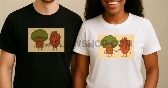 HAPPY HEART T SHIRT T Shirt