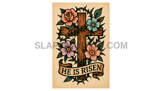 HE IS RISEN THORNS 8x10 WALL PRINT Wall Print