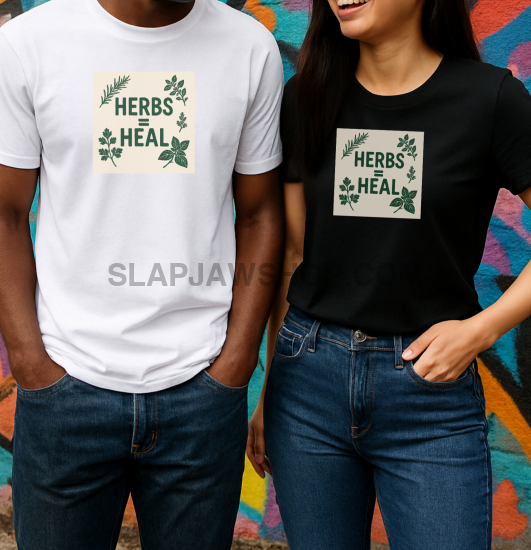HERBS HEAL T SHIRT T Shirt