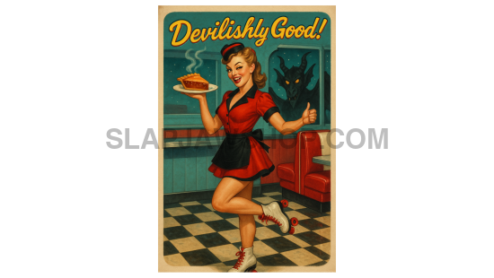 JERSEY DEVIL DINER 11x14 WALL PRINT Wall Print