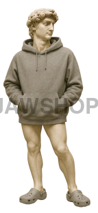 LAZY DAVID VINYL STICKER Vinyl Sticker