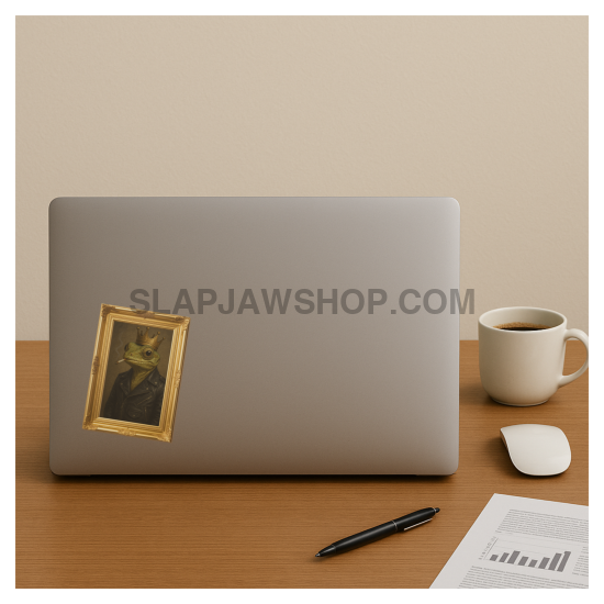 LIZARD KING Vinyl Sticker: Large-Sized Bold Graphic Decal — Weatherproof Gloss — Eye-Catching Art Vinyl Sticker