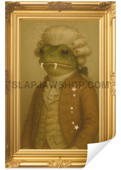 LORD RIBBIT Vinyl Sticker: Large-Sized Bold Graphic Decal — Weatherproof Gloss — Eye-Catching Art Vinyl Sticker