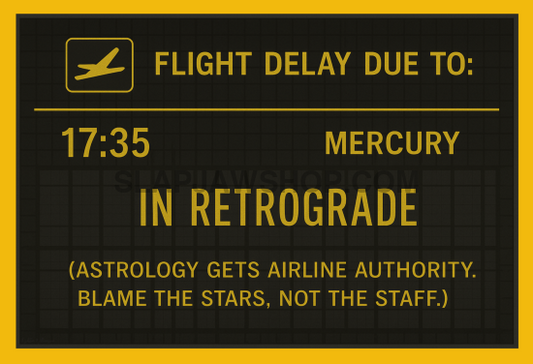 MERCURY FLIGHT DELAY 11x14 WALL PRINT Wall Print