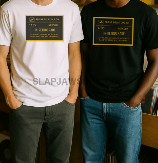 MERCURY FLIGHT DELAY T SHIRT T Shirt