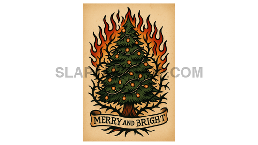 MERRY & BRIGHT 8x10 WALL PRINT Wall Print