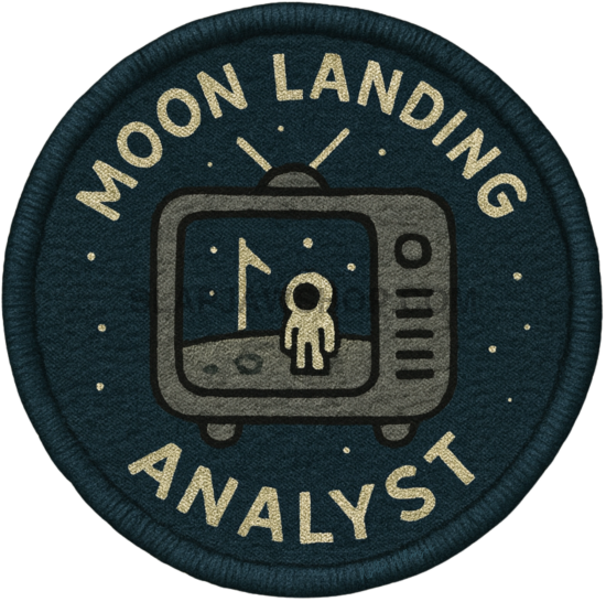 MOON LANDING ANALYST 8x10 WALL PRINT Wall Print