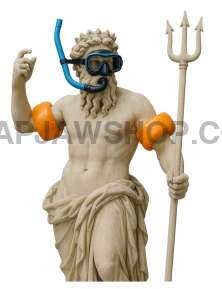 NEPTUNE SNORKEL VINYL STICKER Vinyl Sticker