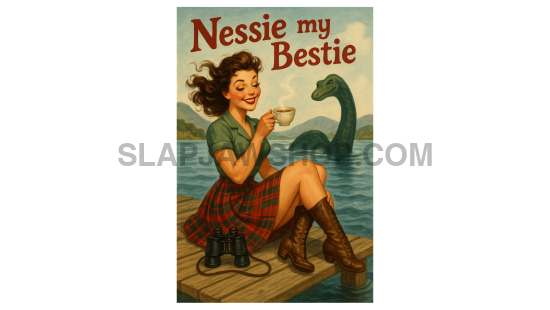 NESSIE MY BESTIE 8x10 WALL PRINT Wall Print