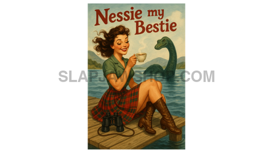 NESSIE MY BESTIE 8x10 WALL PRINT Wall Print