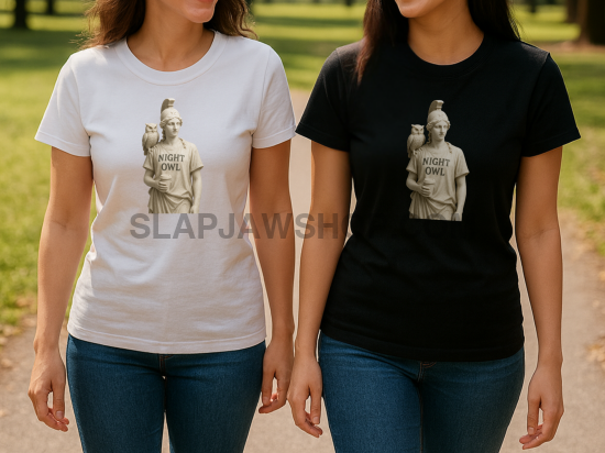 NIGHT OWL ATHENA T SHIRT T Shirt