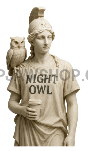 NIGHT OWL ATHENA VINYL STICKER Vinyl Sticker