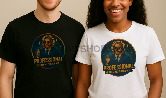 PROFESSIONAL JESUS T SHIRT T Shirt