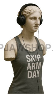 SKIP ARM DAY VINYL STICKER Vinyl Sticker