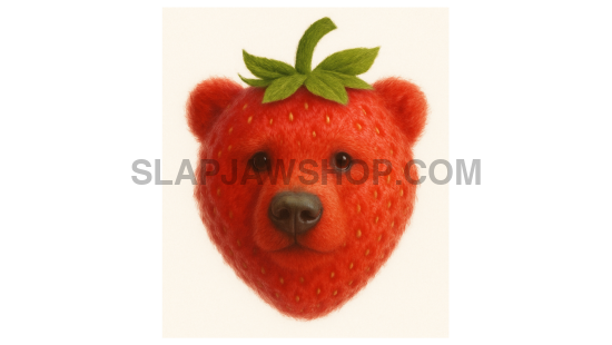 STRAWBERRY BEAR 11x14 WALL PRINT Wall Print